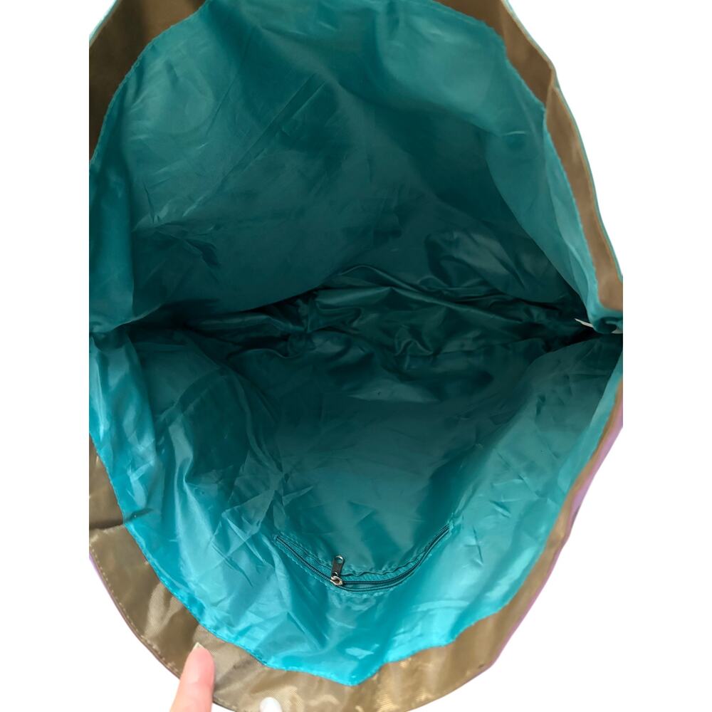 3 Shoulder Shopper Totes Bags NWT Michael Kors gwp Kohls Red Suede White Patent - Picture 7 of 8